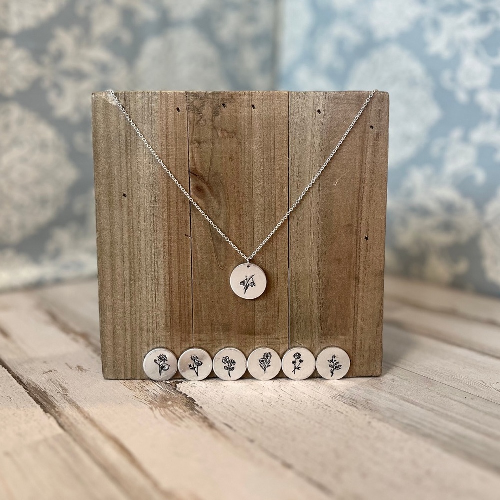 Birth Flower Necklaces